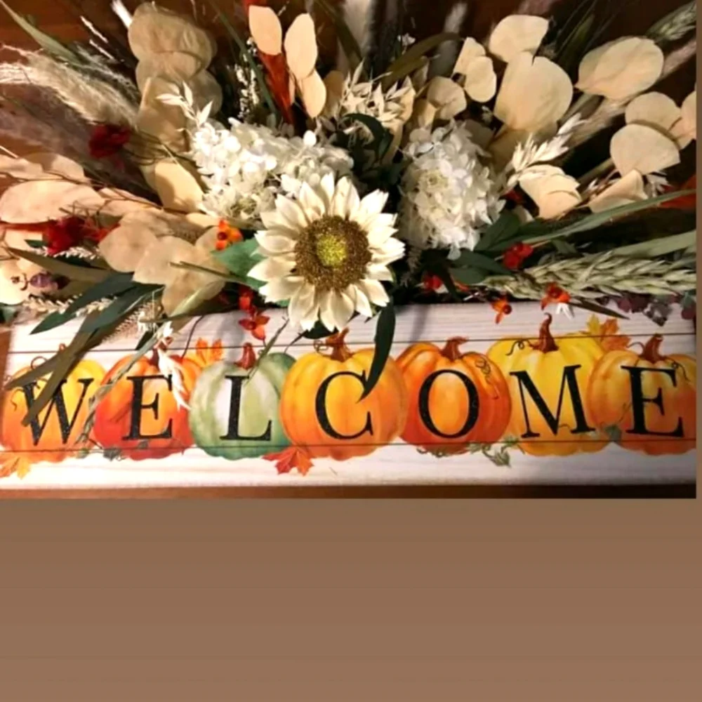 Hand Crafted holiday welcome